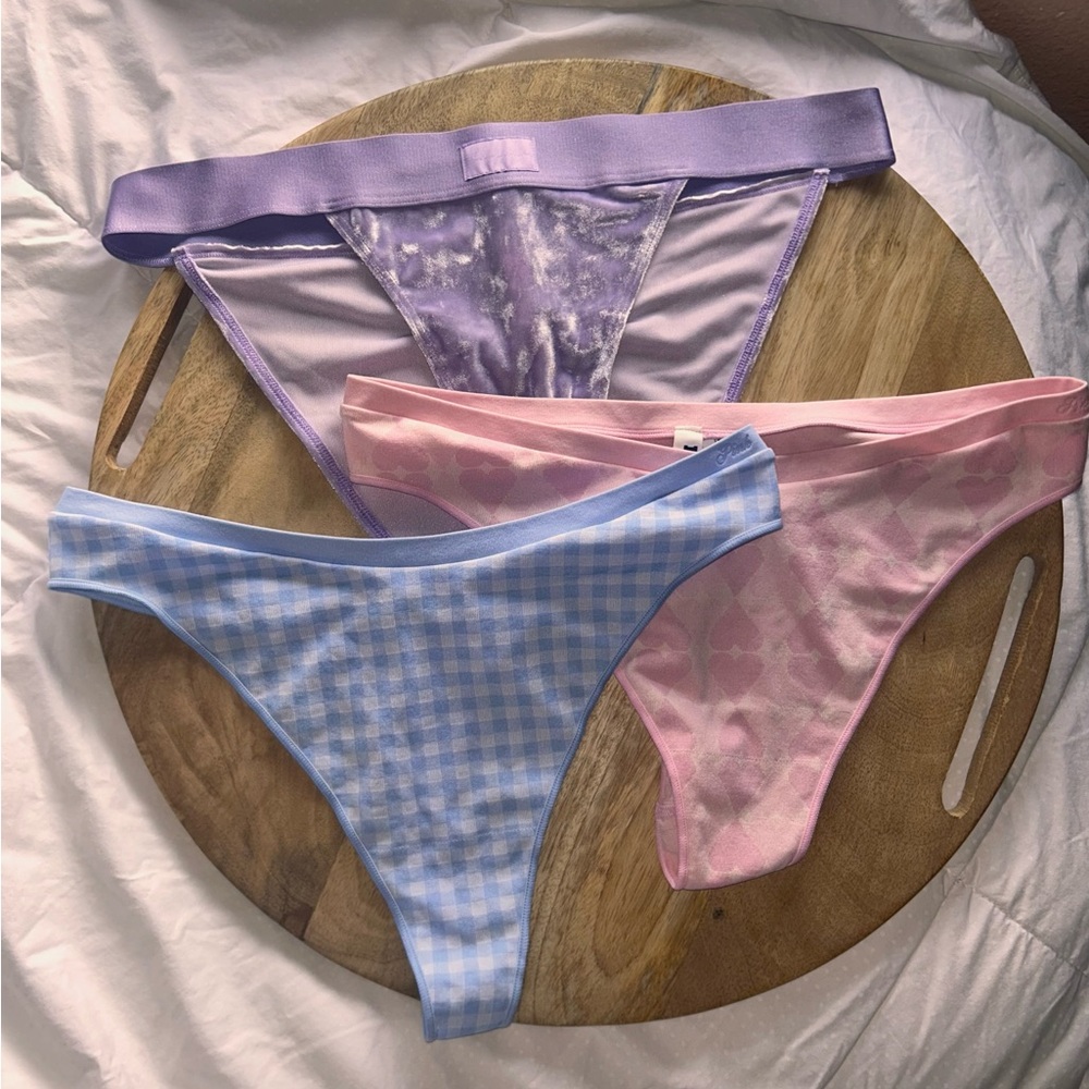 PINK Victoria's Secret 3 piece set of panties